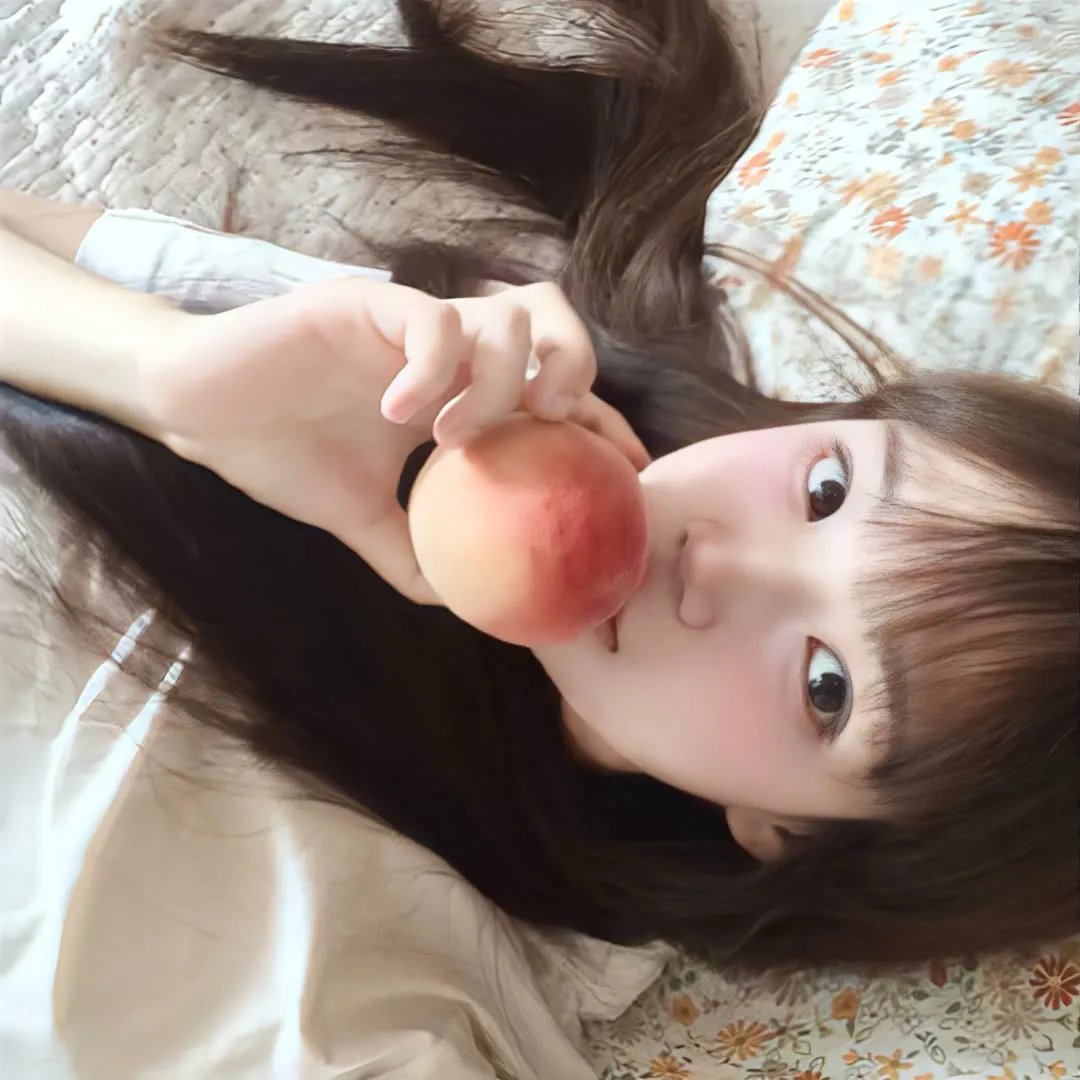 桃花含露又春风